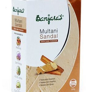 Banjaras Skin Care Powder Multani Sandal 100 Grams Carton