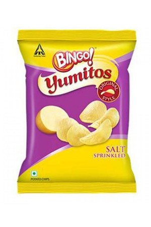 Bingo Yumitos Potato Chips - Original Style, Salt, 60 gm