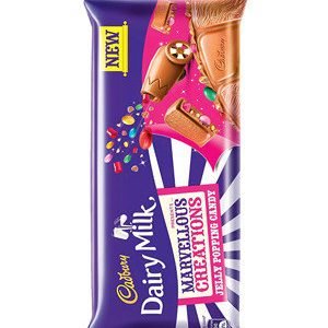 Cadbury Dairy Milk Marvellous Creations Jelly Popping Candy Chocolate Bar 75 gm
