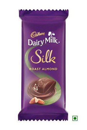 Cadbury Dairy Milk Silk Roast Almond Chocolate Bar, 137 gm