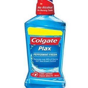 Colgate Mouthwash Plax Peppermint Alcohol Free 500 Ml Bottle