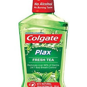 Colgate Mouthwash Plax Fresh Tea Alcohol Free 500 Ml Bottle
