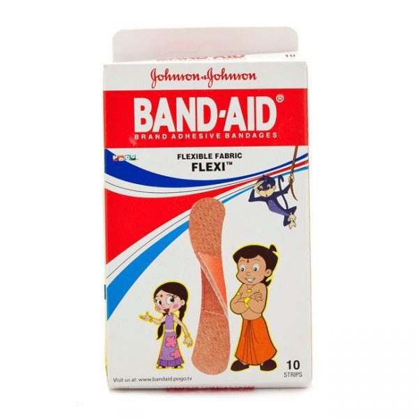 Johnson & Johnson Band-Aid – Flexible Fabric, 10 pcs
