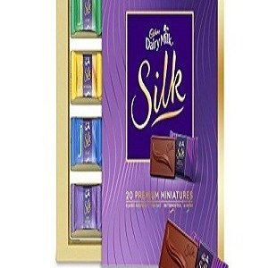 Cadbury Silk Dairy Milk – 4 Flavours, Miniatures Gift Pack, 200 gm