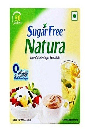 Sugar free Natura Sweetener Sachets 50 pcs Pouch