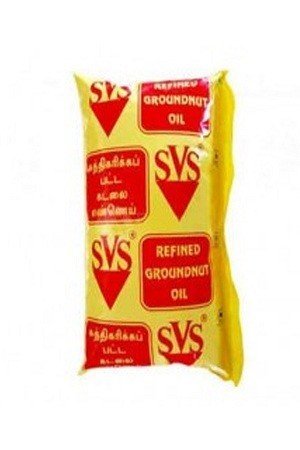 SVS Refined Oil Groundnut 1 Kg Pouch