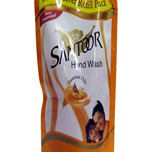 Santoor Hand Wash Essential Oils 180 Ml Pouch