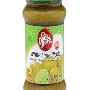 Double horse Pickle White Lime 150 gm Bottle