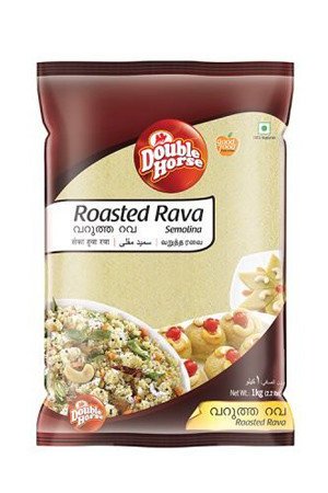 Double horse Rava – Roasted, 500 gm Pouch