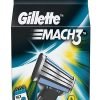 Gillette Mach 3 Manual Shaving Razor Blades Cartridge 8 Pcs