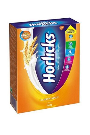 Horlicks Health And Nutrition Drink Classic Malt 500 Grams Carton