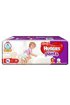 Huggies Wonder Pants Diapers – Extra Large, 28 pcs Pouch