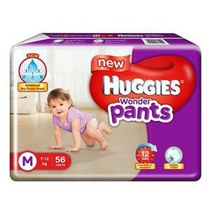 Huggies Wonder Pants Diapers – Medium, 56 pcs Pouch