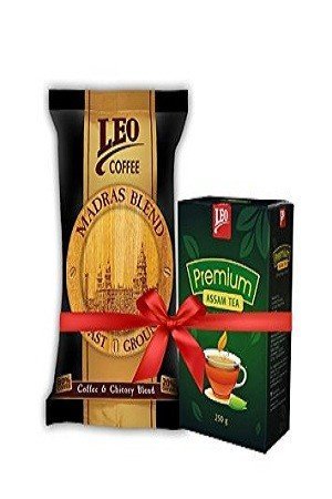 Leo Coffee And Tea combo Madras Blend 500 Grams Plus Premium Assam Tea 250 Grams