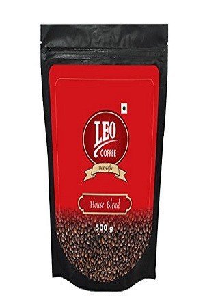 Leo House Blend Coffee Beans Fresh Grinding 500 Grams