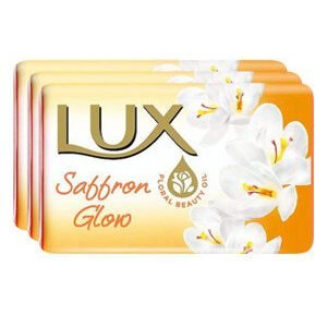 Lux Saffron Glow Soap Bar 3 X 150 Grams 450 Grams Pack Of 3