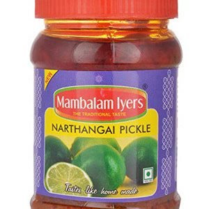 Mambalam Iyers Pickle – Narthangai, 500 gm Bottle