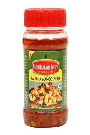 Mambalam Iyers Pickle – Kalyana Mango, 500 gm Bottle