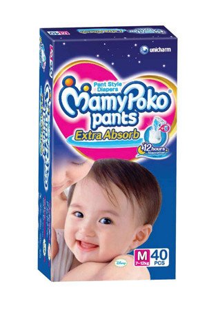 Mamy Poko Pants Style Diapers Medium 7 12 Kg 40 pcs