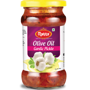 Manna Olive Oil Garlic Pickle 300 Grams