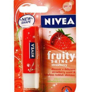Nivea Lip Balm Fruity Shine Strawberry 4.8 Grams