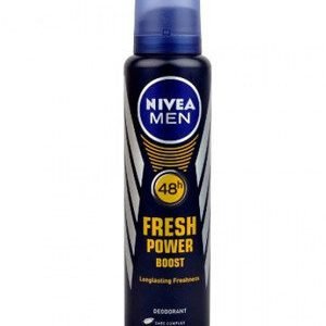 Nivea Men Deodorant Fresh Power Boost 48 H 150 Ml Bottle