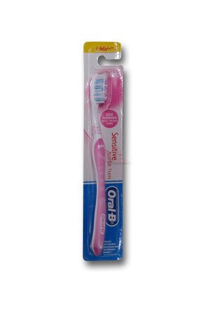Oral B Toothbrush Extra Soft Manual Sensitive Super Thin 1 Pc