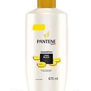 Pantene Shampoo Long Black 675 Ml Bottle
