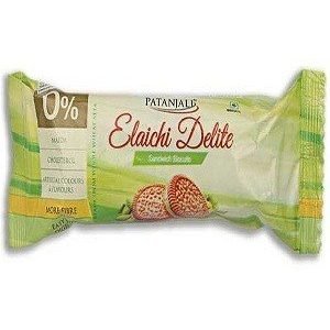 Patanjali Sandwich Biscuits – Elaichi Delite, 75 gm