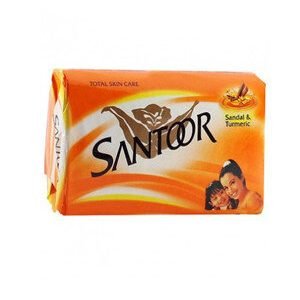 Santoor Bathing Soap Sandal Turmeric 100 Grams