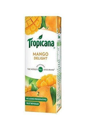 Tropicana Delight Fruit Juice Mango, 1000 Ml Tetra