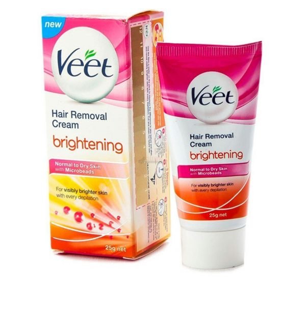 Veet Hair Removal Cream Brightening Normal To Dry Skin 25 Grams
