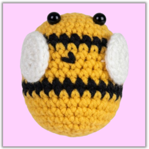 Handmade Crochet Honeybee Mini