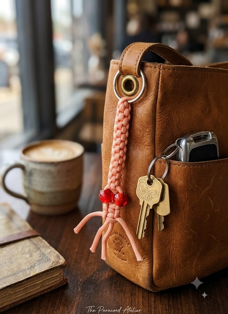 Handmade Crochet Charm Key Chain - Image 3