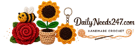 Handmade Crochet Rose Sunflower Pots Tulip Online Shopping