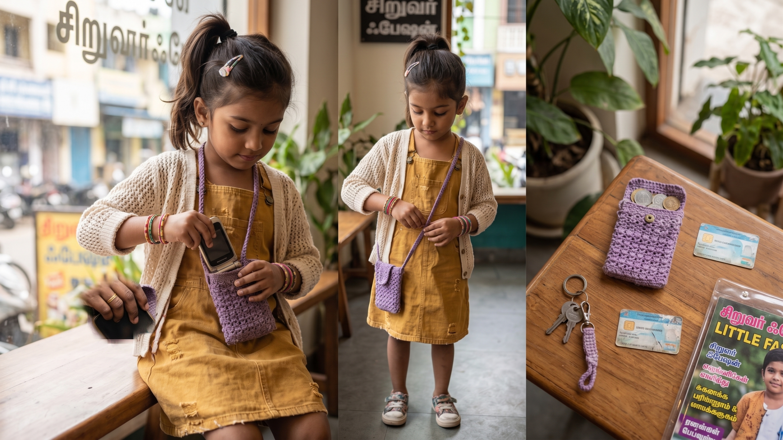 Handmade Crochet Hand Bag - Image 2