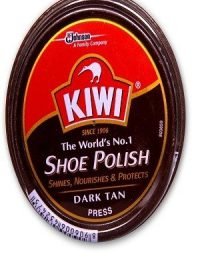 Kiwi Shoe Polish Dark Tan 40 Grams
